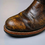 Men's Vintage Buckle Ankle Boots for Everyday Wear