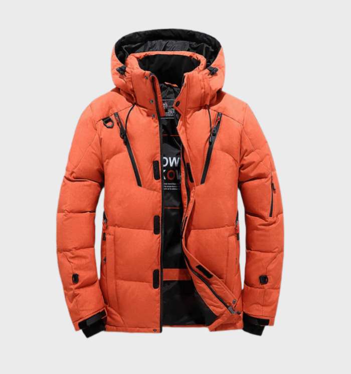 Hooded Jacket for Winter Outdoor Wear