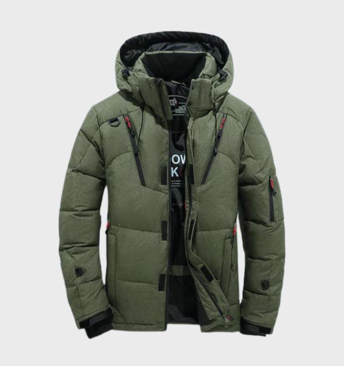 Hooded Jacket for Winter Outdoor Wear