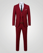 Men's Three Piece Suit Set for Formal Occasions