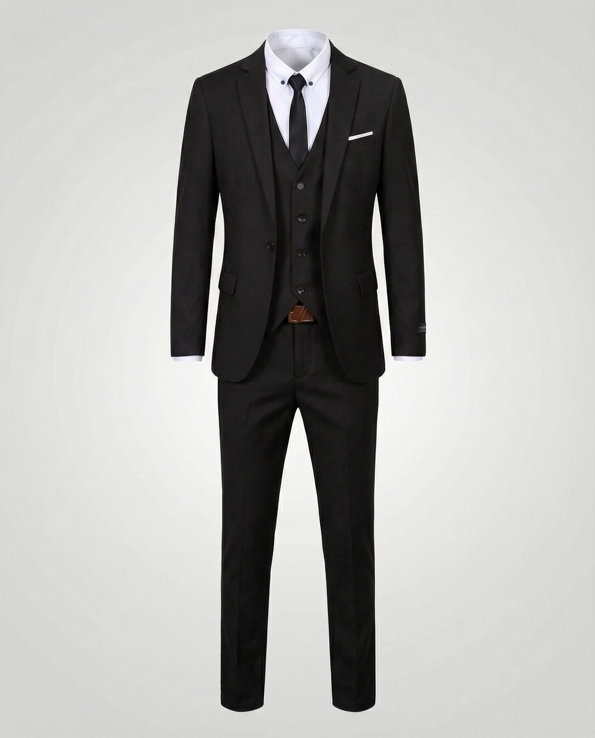 Men's Three Piece Suit Set for Formal Occasions