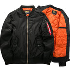 Men's Bomber Jacket for Autumn Winter Everyday Wear