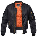 Men's Bomber Jacket for Autumn Winter Wear