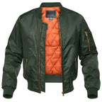 Men's Bomber Jacket for Autumn Winter Wear