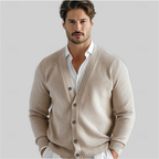 Men's Buttoned Cardigan Sweater for Autumn Winter Wardrobes