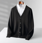 Men's Buttoned Cardigan Sweater for Autumn Winter Wardrobes