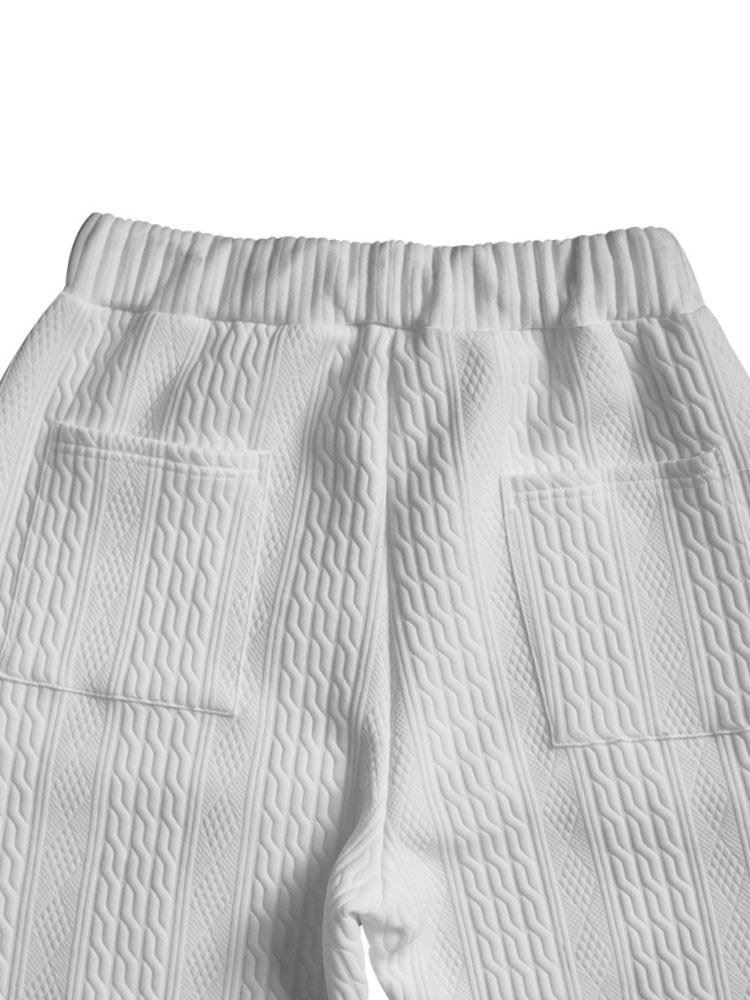Men's Cable Knit Loungewear Set