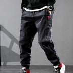 Men's Cargo Jogger Trousers for Everyday Casual Wear
