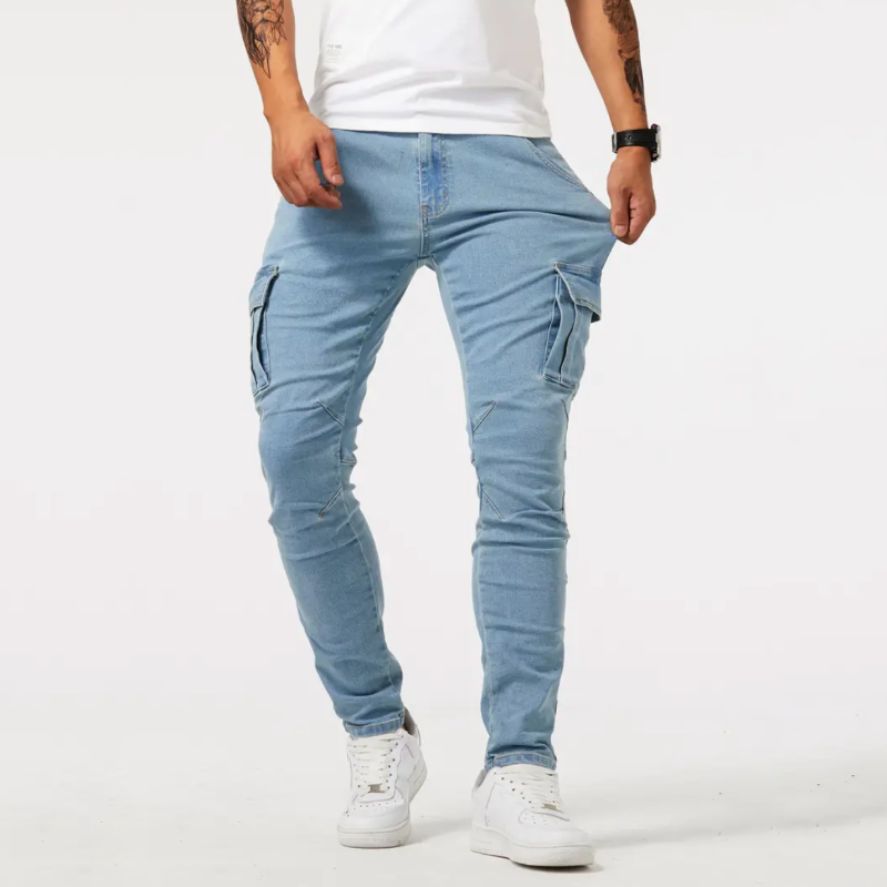 Men's Cargo Trousers with Utility Pockets for Everyday