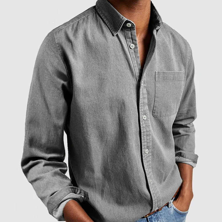 Men's Casual Shirt for Everyday and Leisure