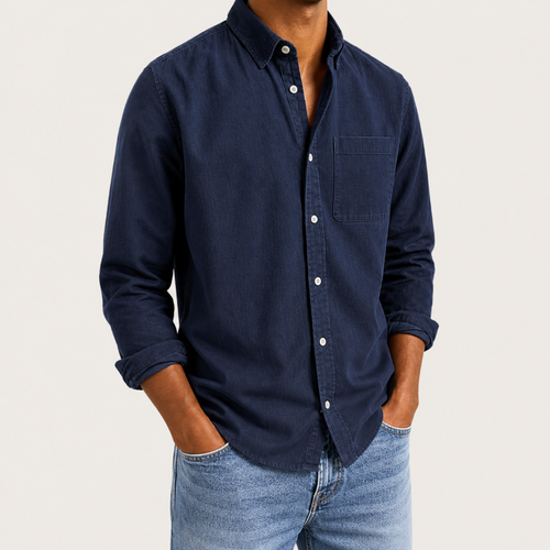 Men's Casual Shirt for Everyday and Leisure