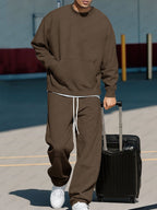 Men's Casual Sweatshirt and Jogger Set