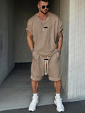Men's Casual T-Shirt and Shorts Set