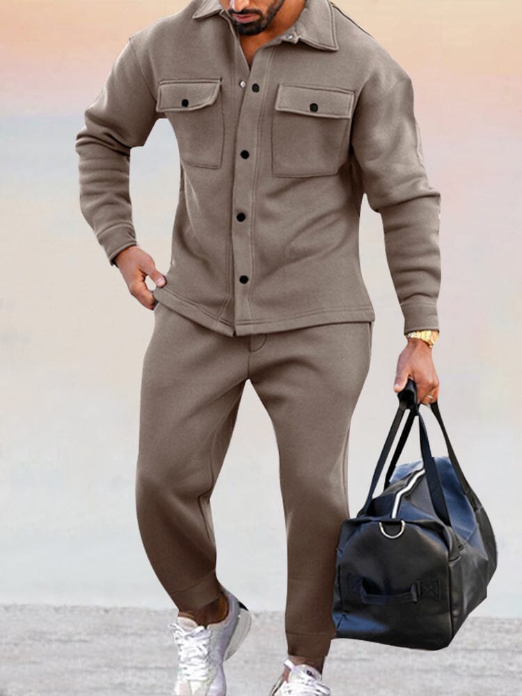 Men's Casual Two-Piece Tracksuit Set