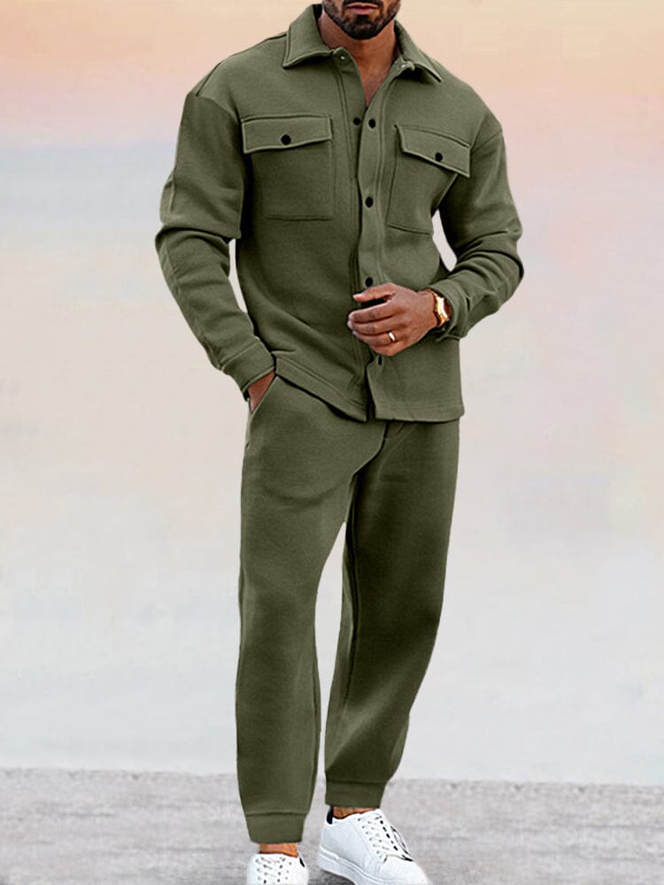 Men's Casual Two-Piece Tracksuit Set