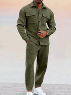 Men's Casual Two-Piece Tracksuit Set