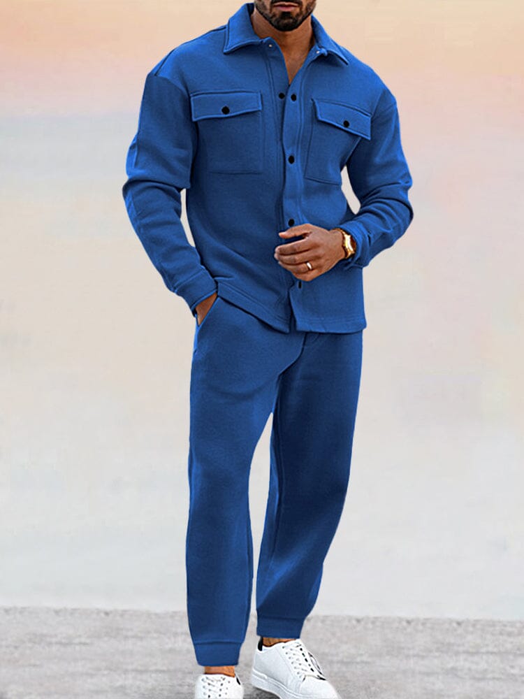 Men's Casual Two-Piece Tracksuit Set