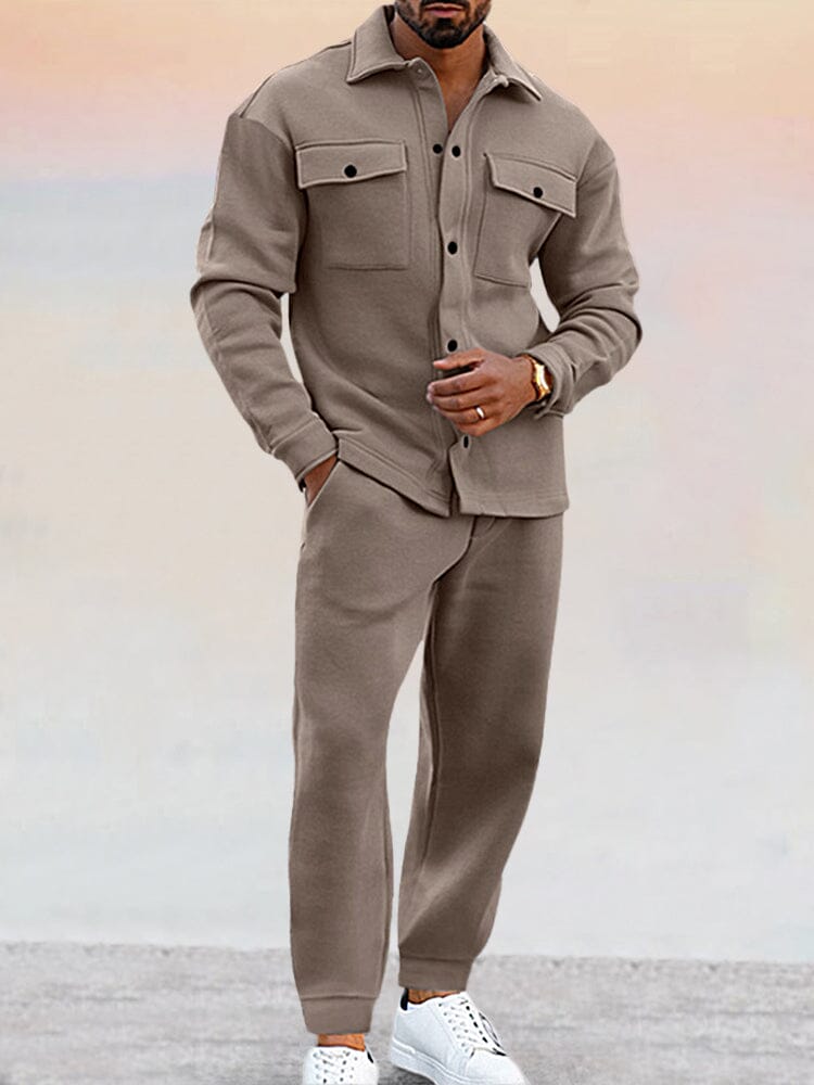 Men's Casual Two-Piece Tracksuit Set