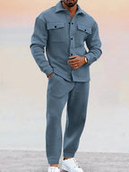 Men's Casual Two-Piece Tracksuit Set