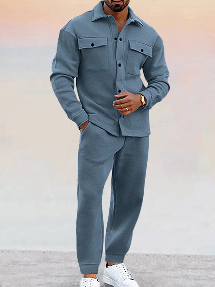 Men's Casual Two-Piece Tracksuit Set