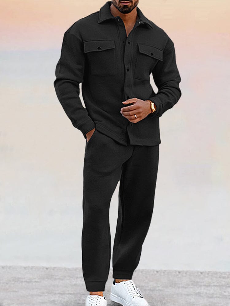 Men's Casual Two-Piece Tracksuit Set