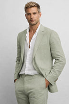 Men's Classic Blazer and Trousers Set for Occasions