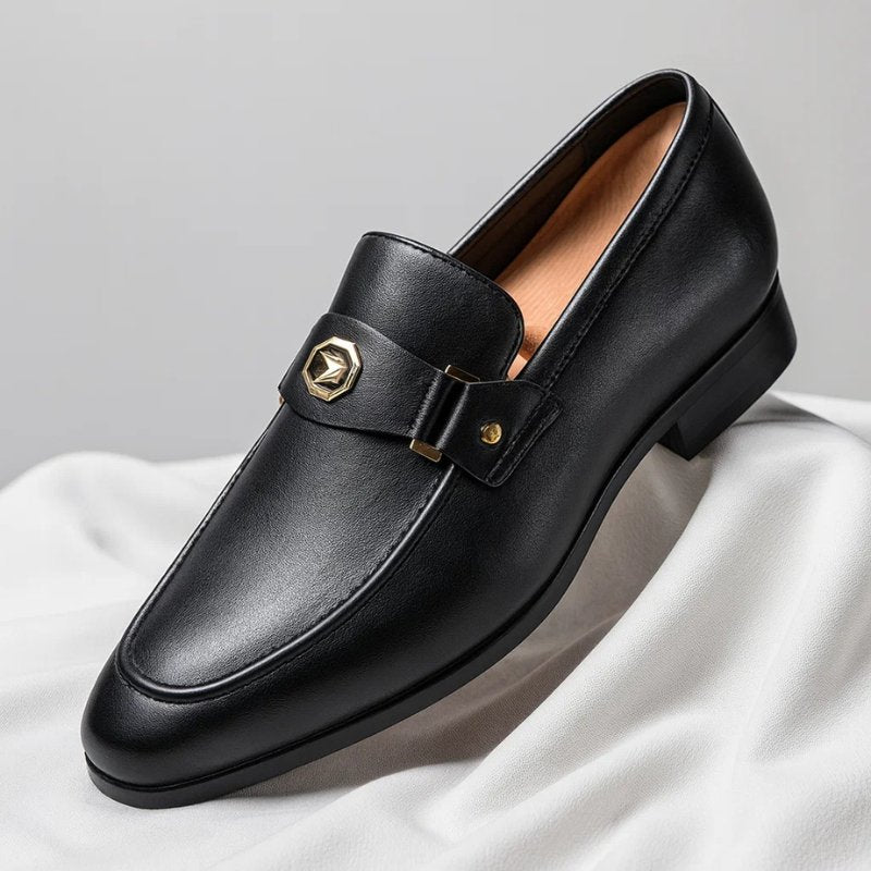 Men's Classic Buckle Loafers for Smart Everyday Wear