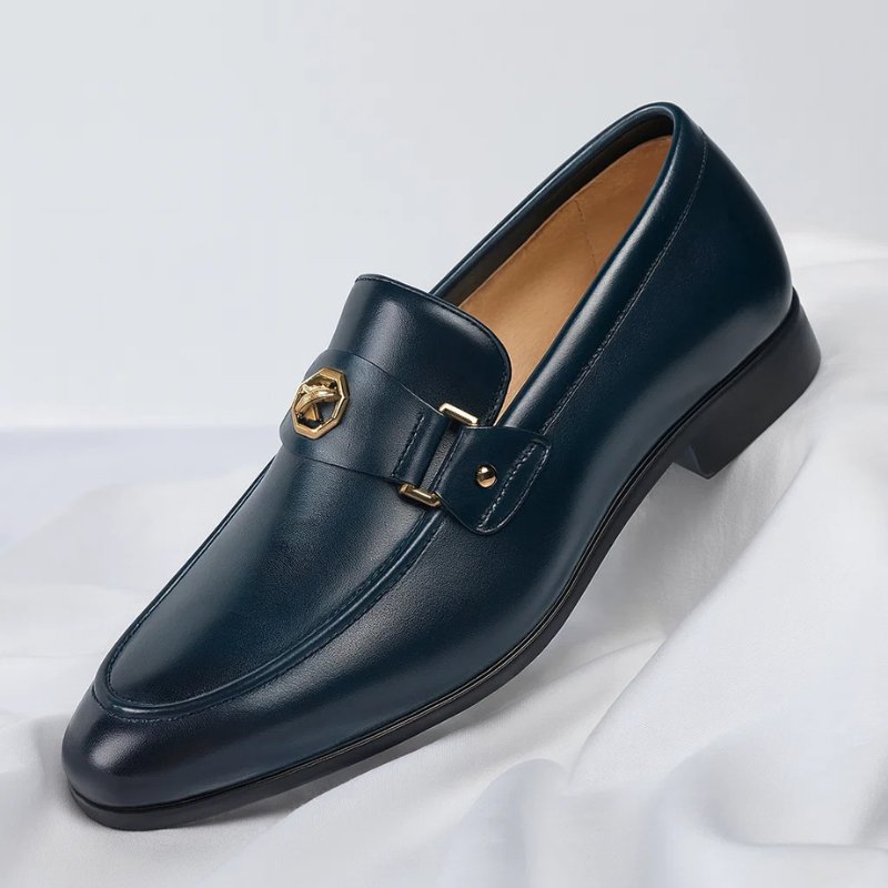 Men's Classic Buckle Loafers for Smart Everyday Wear