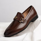 Men's Classic Buckle Loafers for Smart Everyday Wear