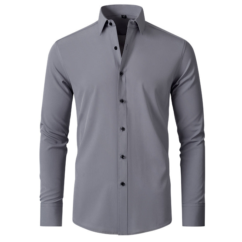 Men's Classic Long Sleeve Button Up Shirt Style