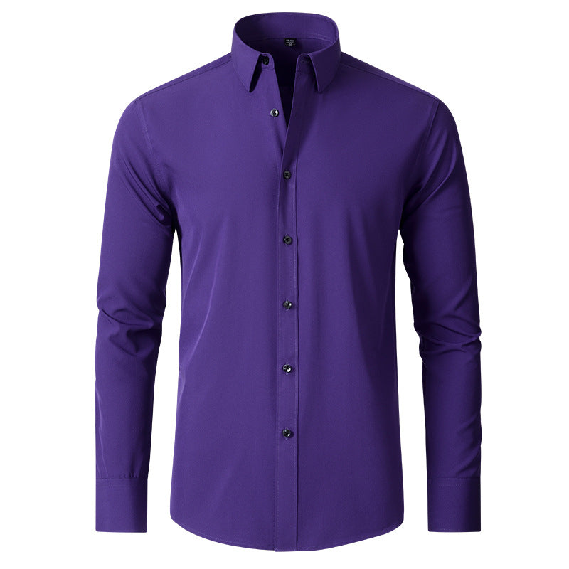 Men's Classic Long Sleeve Button Up Shirt Style
