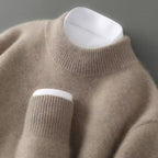 Men's Crew Neck Sweater for Cooler Seasonal Wear
