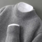 Men's Crew Neck Sweater for Cooler Seasonal Wear
