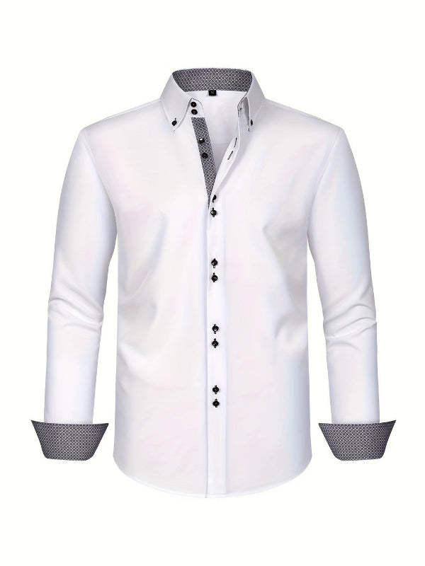 Men's Dress Shirt for Everyday Seasonal Wear