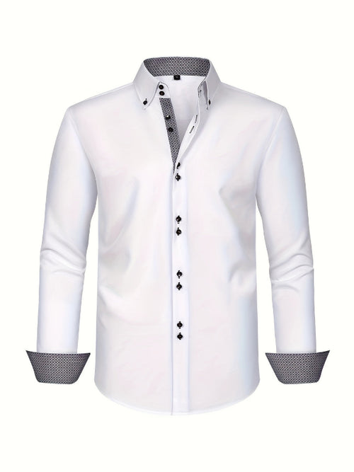 Men's Dress Shirt for Everyday Seasonal Wear