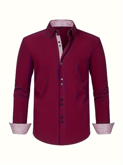 Men's Dress Shirt for Everyday Seasonal Wear