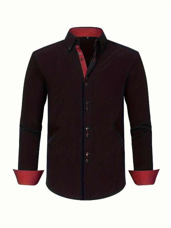 Men's Dress Shirt for Everyday Seasonal Wear