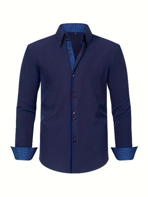 Men's Dress Shirt for Everyday Seasonal Wear