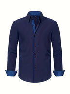 Men's Dress Shirt for Everyday Seasonal Wear