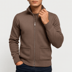 Men's Full Zip Cardigan Sweater for Autumn Winter