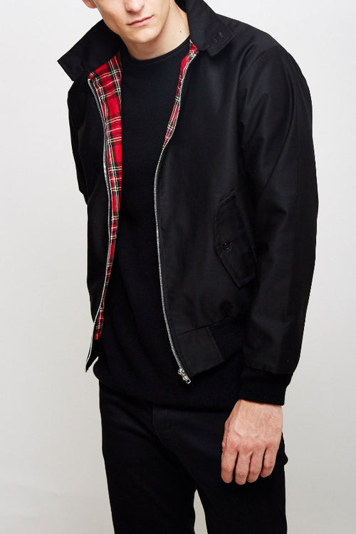 Men's Harrington Jacket for Autumn Winter Everyday Wear