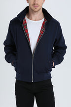 Men's Harrington Jacket for Autumn Winter Everyday Wear