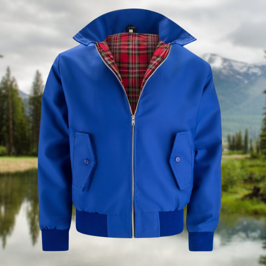 Men's Harrington Jacket for Autumn Winter Everyday Wear