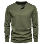 Men's Henley Shirt for Everyday Seasonal Wear