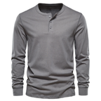 Men's Henley Shirt for Everyday Seasonal Wear
