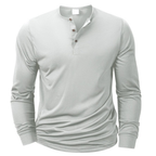 Men's Henley Shirt for Everyday Seasonal Wear