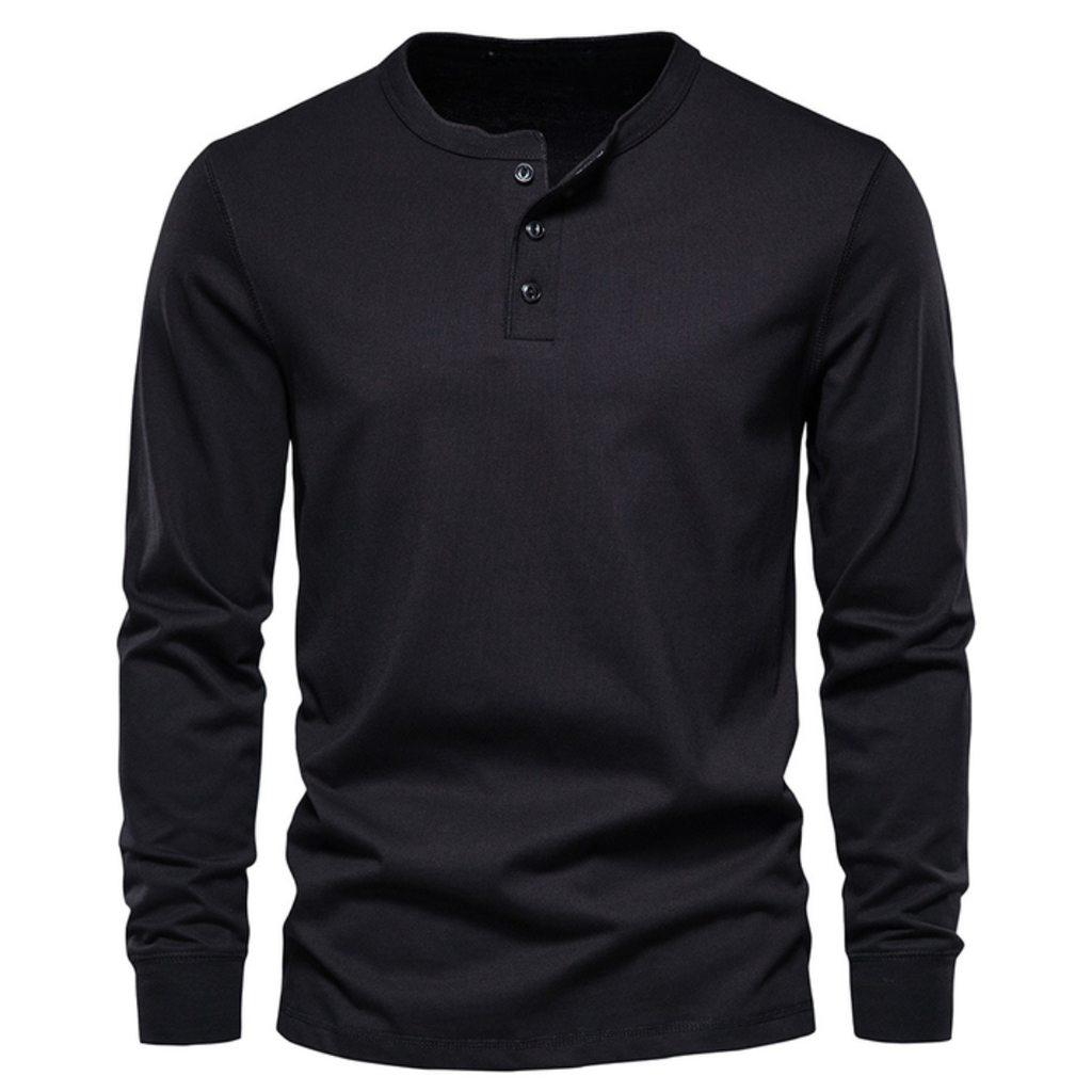 Men's Henley Shirt for Everyday Seasonal Wear