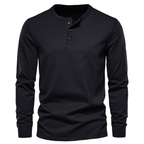 Men's Henley Shirt for Everyday Seasonal Wear