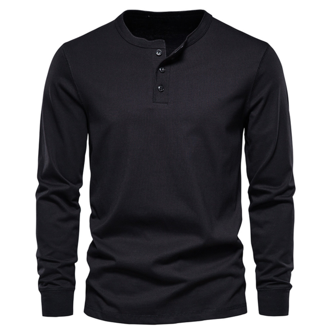 Men's Henley Shirt for Everyday Seasonal Wear