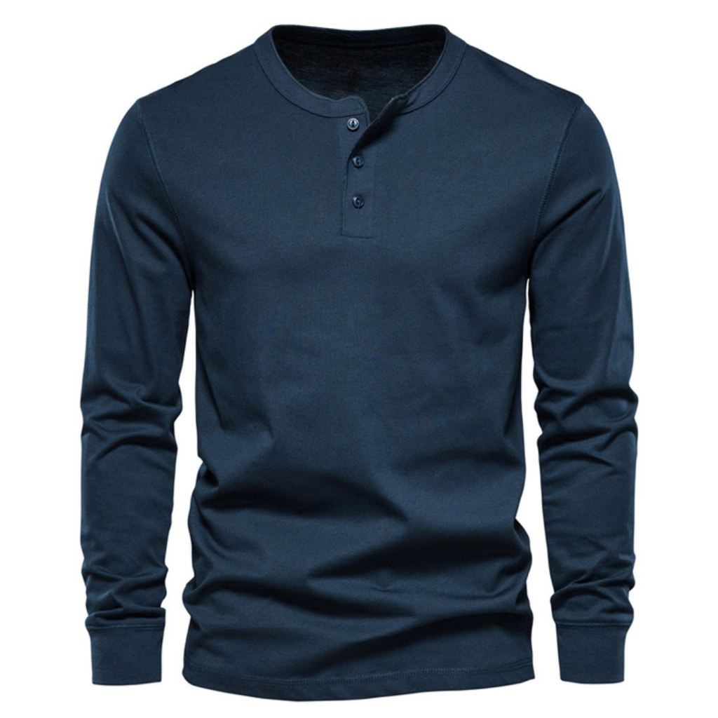 Men's Henley Shirt for Everyday Seasonal Wear